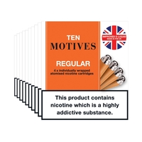 10 Motives Refills -  Regular Tobacco Flavour Pack of 4