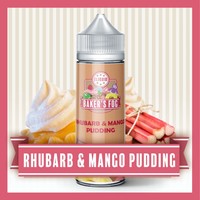 Bakers Fog Rhubarb & Mango Pudding Flavour E-Liquid 100ml Shortfill Bottle