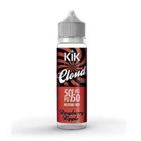 KIK 50/50 Shortfill E-Liquid Raspberry Ripple Flavour 50ml in 60ml Bottle