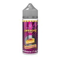Awesome Afters Rhubarb and Custard flavour E-Liquid 100ml Shortfill Bottle