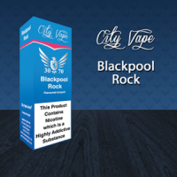 City Vape 30/70 Blackpool Rock Flavour 10ml Bottle