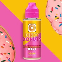 Dinky Donuts - Raspberry Jelly Donut flavour 100ml Bottle 0mg