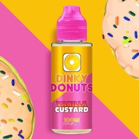 Dinky Donuts - Vanilla Custard Donut flavour 100ml Bottle 0mg