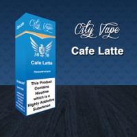 City Vape 30/70 Cafe Latte Flavour 10ml Bottle