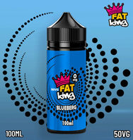Fat King Blueberg E-Liquid 100ml Bottle Shortfill
