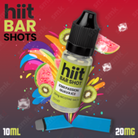 Hiit Bar Shots Kiwi Passion Gava Ice E-Liquid 10ml bottle
