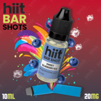 Hiit Bar Shots Sweet Blueberry Ice E-Liquid 10ml bottle