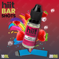 Hiit Bar Shots Sweet Strawberry Ice E-Liquid 10ml bottle