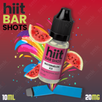 Hiit Bar Shots Watermelon Ice E-Liquid 10ml bottle