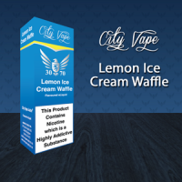 City Vape 30/70 Lemon Ice Cream Waffle Flavour 10ml Bottle
