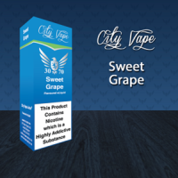 City Vape 30/70 Sweet Grape Flavour 10ml Bottle