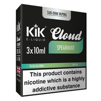 Kik Cloud Spearmint Flavour 3 x 10ml Bottles