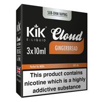 Kik Cloud Gingerbread Flavour 3 x 10ml Bottles