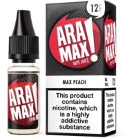 Aramax Max Peach Flavour E-Liquid 10ml Bottle
