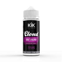 KIK Shortfill E-Liquid Docs Blend Flavour 0mg Nicotine 100ml in 120ml Bottle