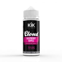 KIK Shortfill E-Liquid Raspberry Ripple Flavour 0mg Nicotine 100ml in 120ml Bottle
