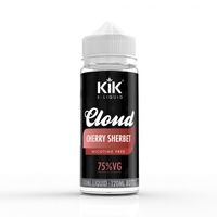 KIK Shortfill E-Liquid Cherry Sherbet Flavour 0mg Nicotine 100ml in 120ml Bottle