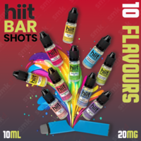 Hiit Bar Shot 10ml Nic Salts E-Liquid