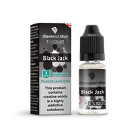 Diamond Mist Black Jack Flavour High VG Liquid 10ml Bottle