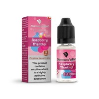 Diamond Mist Raspberry Menthol Flavour E-Liquid 10ml Bottle