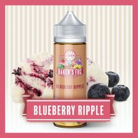 Bakers Fog Blueberry Ripple Flavour E-Liquid 100ml Shortfill Bottle