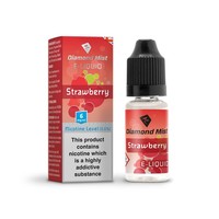 Diamond Mist Strawberry Flavour E-Liquid 10ml Bottle