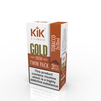Kik Gold Tobacco Flavour Liquid Twinpack 2x10ml Bottles