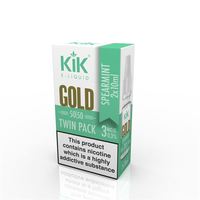 Kik Gold Spearmint Flavour Liquid Twinpack 2x10ml Bottles