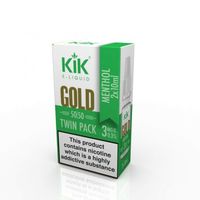 Kik Gold Menthol Flavour Liquid Twinpack 2x10ml Bottles