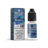 Diamond Mist Nic Salt Blueberry Flavour E-Liquid 10ml Bottle