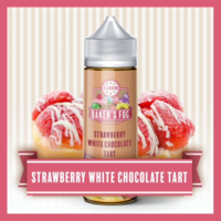 Bakers Fog Strawberry White Chocolate Tart Flavour E-Liquid 100ml Shortfill Bottle