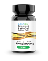 LVWell (Livewell) CBD - Soft Gel Capsules - 10mg Per Capsule - PACK OF 100