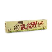 RAW - Organic Kingsize Cones 32 Pack