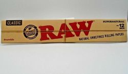RAW SUPERNATURAL 12 INCH ROLLING PAPERS - Classic Unrefined Large Huge Foot Long