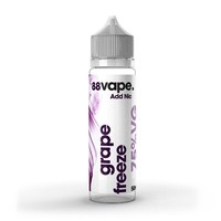 88 Vape Grape Freeze Flavour 50ml in 60ml Short Fill Bottle